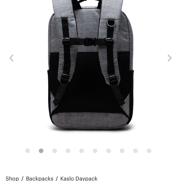 Herschel Kaslo Gray Backpack - Picture 2 of 10